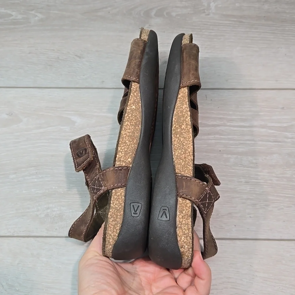 Keen Women's Ankle Leather Sandals shoes sz 7.5